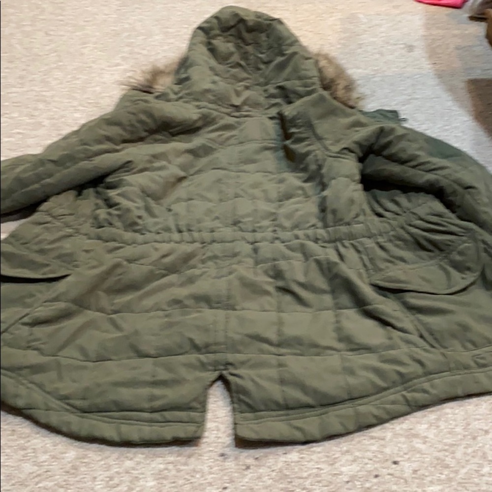 Old Navy green jacket, size Large (10/12) kids - Picture 5 of 5